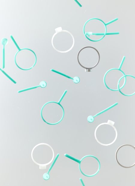 Mirvett ring – handcrafted concrete and silver minimalist architectural jewelry.